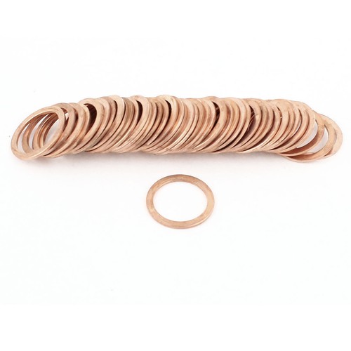 50pz 21x27x1 5mm rame rondella - 50pz,