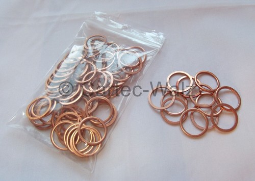 Pezzi anelli rame - 50, in